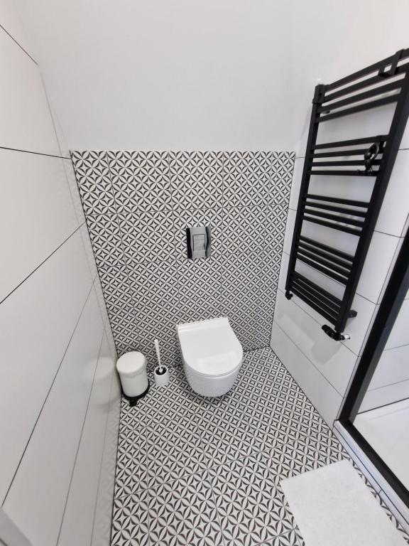 Kúpeľňa v ubytovaní Klimatyczny Apartament na Bydgoskim Przedmieściu