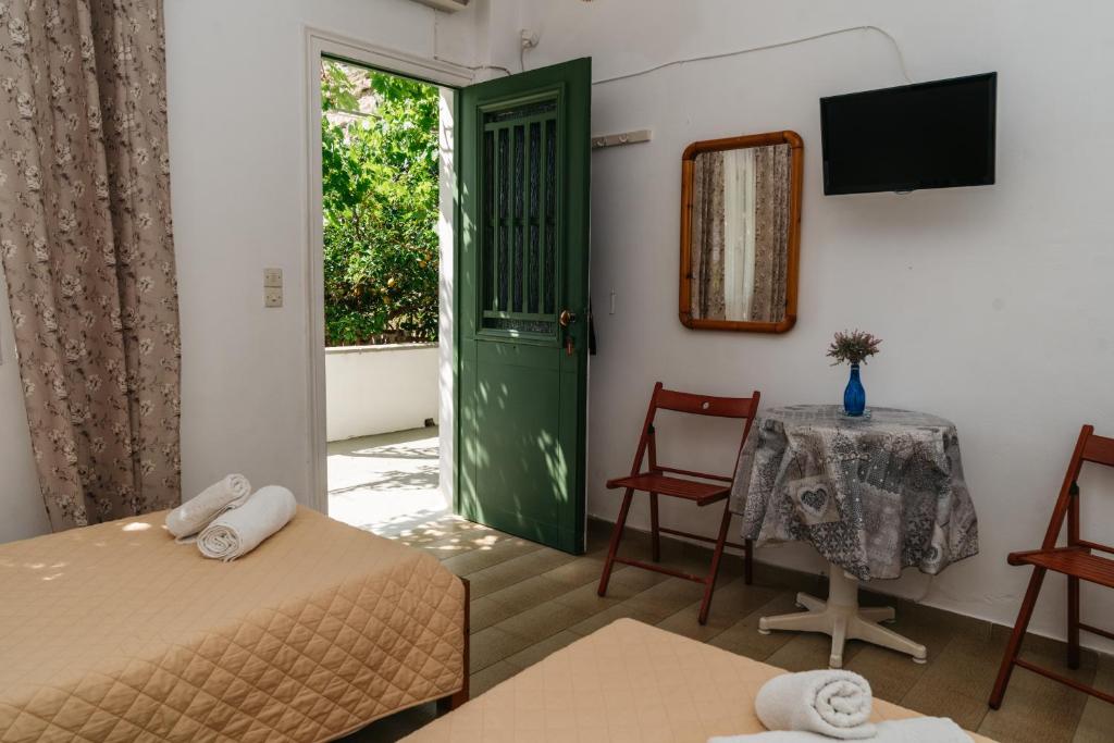 Letto o letti in una camera di Oasis