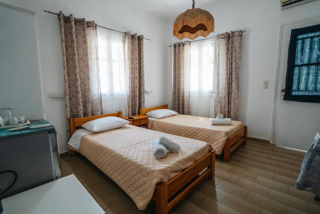 Letto o letti in una camera di Oasis