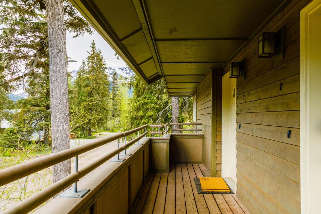 Balkón nebo terasa v ubytování Snowbird Condo 195 - C