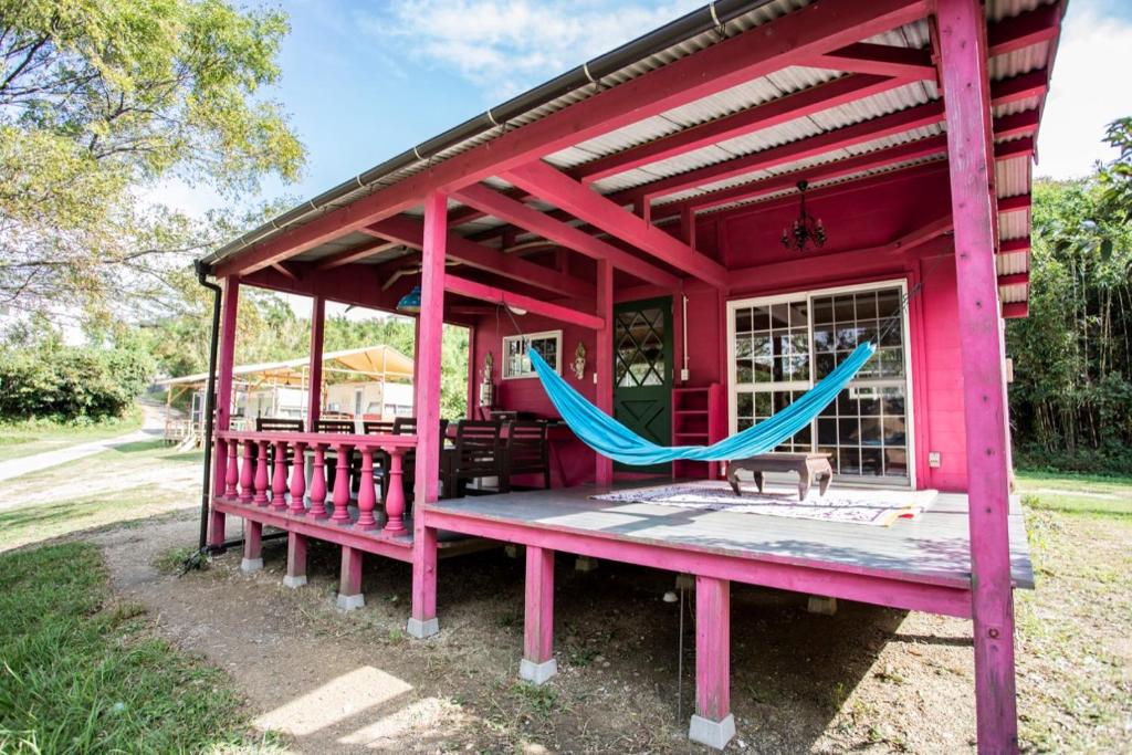 Zahrada ubytování First Class Backpackers Inn - FBI AWAJI