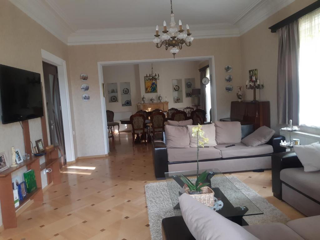 TV a/nebo společenská místnost v ubytování Neli & Zaal Guest House