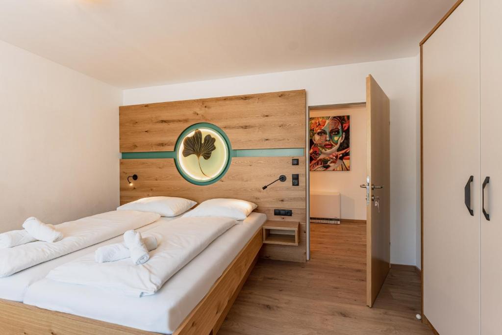 Postel nebo postele na pokoji v ubytování ''die Bergerin'' | Appartements Schladming
