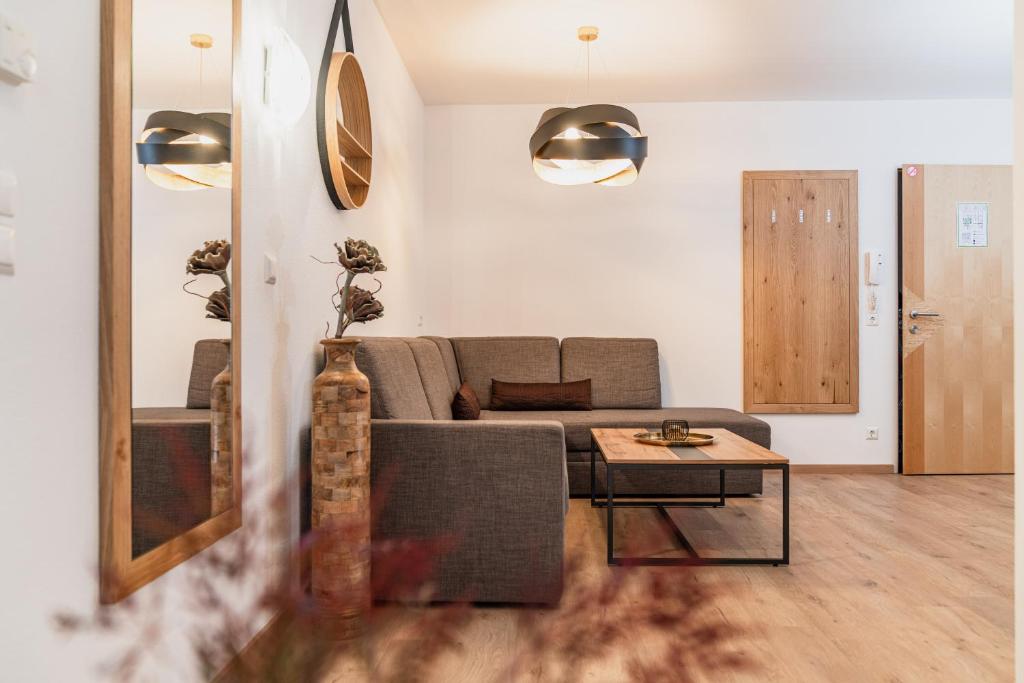 Posezení v ubytování ''die Bergerin'' | Appartements Schladming