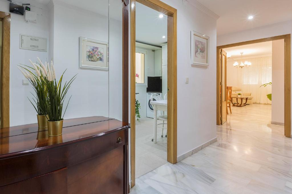 TV a/nebo společenská místnost v ubytování Avenida Playa 3 Rooms 2 baños
