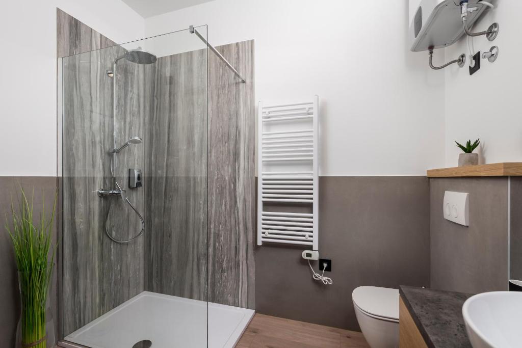 Kúpeľňa v ubytovaní Deluxe Apartments ''In the Center''