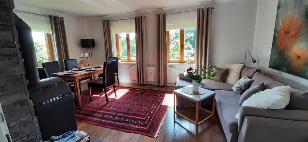 Posedenie v ubytovaní Ferienhaus Familie Zimmermann