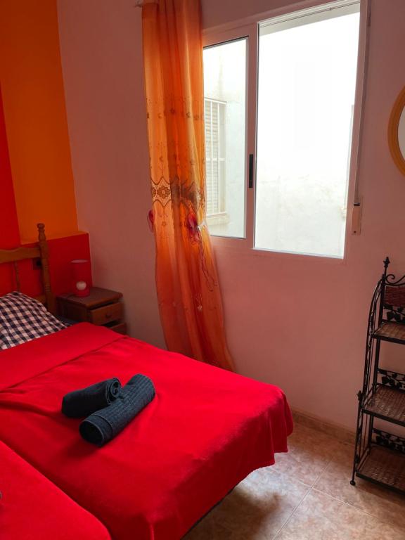 Postel nebo postele na pokoji v ubytování Apartamento Ibanez, casa 119