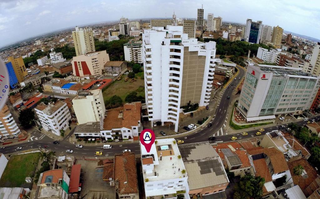 Nespecifikovaný výhled na destinaci Cali nebo výhled na město při pohledu z hotelu