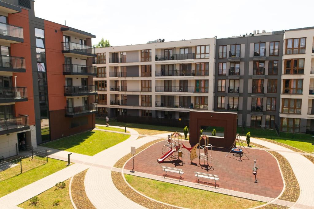 Detský kútik v ubytovaní Main Trainstation one bedroom AC p4you pl