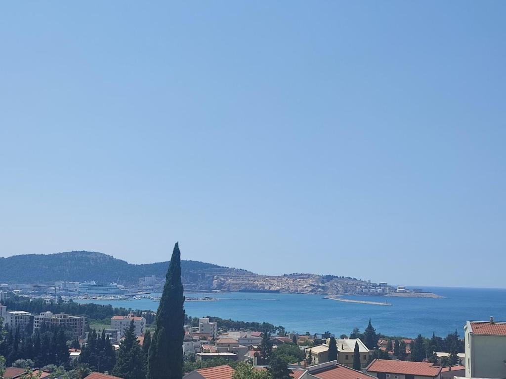 a view of a city and a body of water at SOVA smart HOUSE in Bar