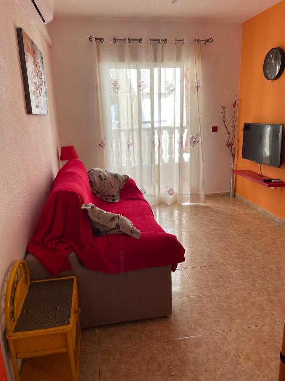 TV a/nebo společenská místnost v ubytování Apartamento Ibanez, casa 119