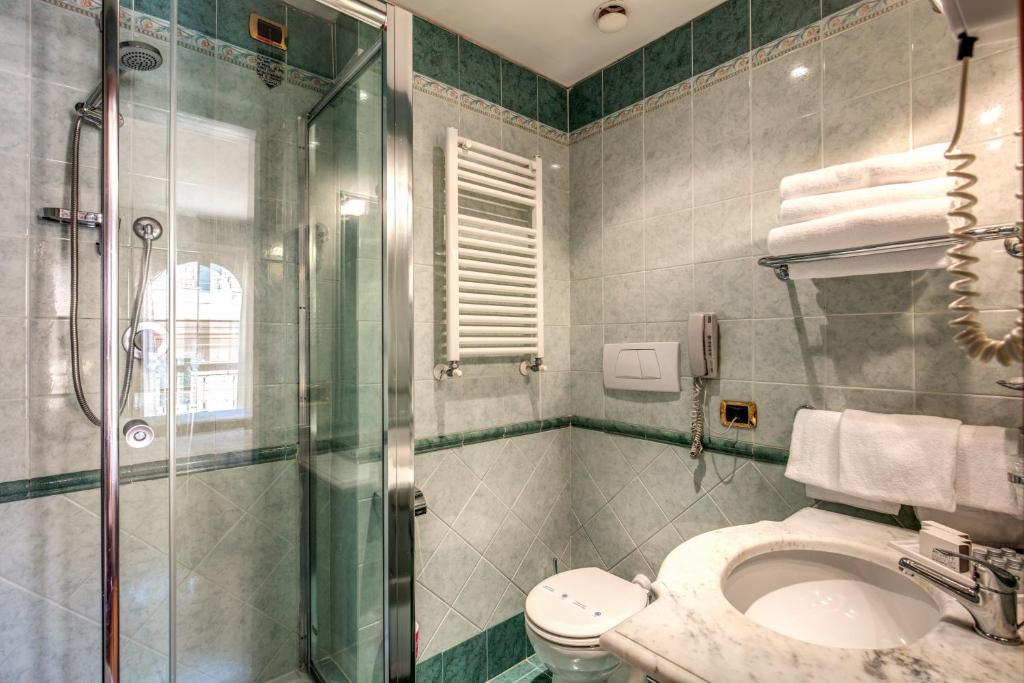 Kúpeľňa v ubytovaní Hotel Villafranca