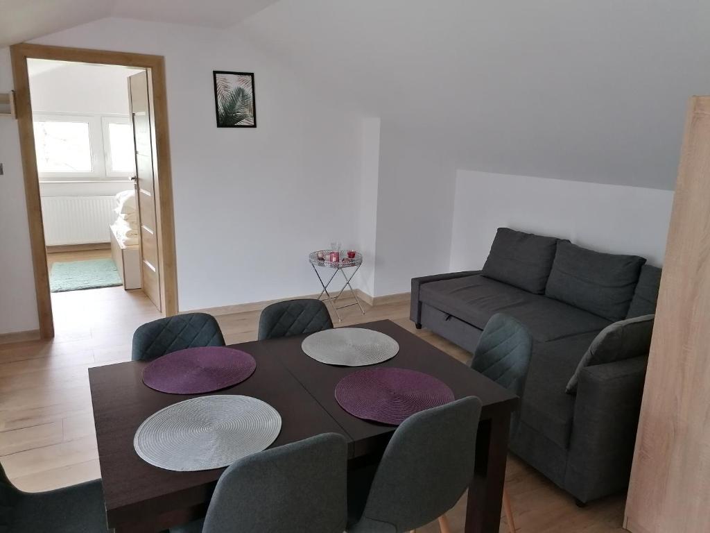 Posezení v ubytování Apartamenty Wisła Lipowa 16-4D