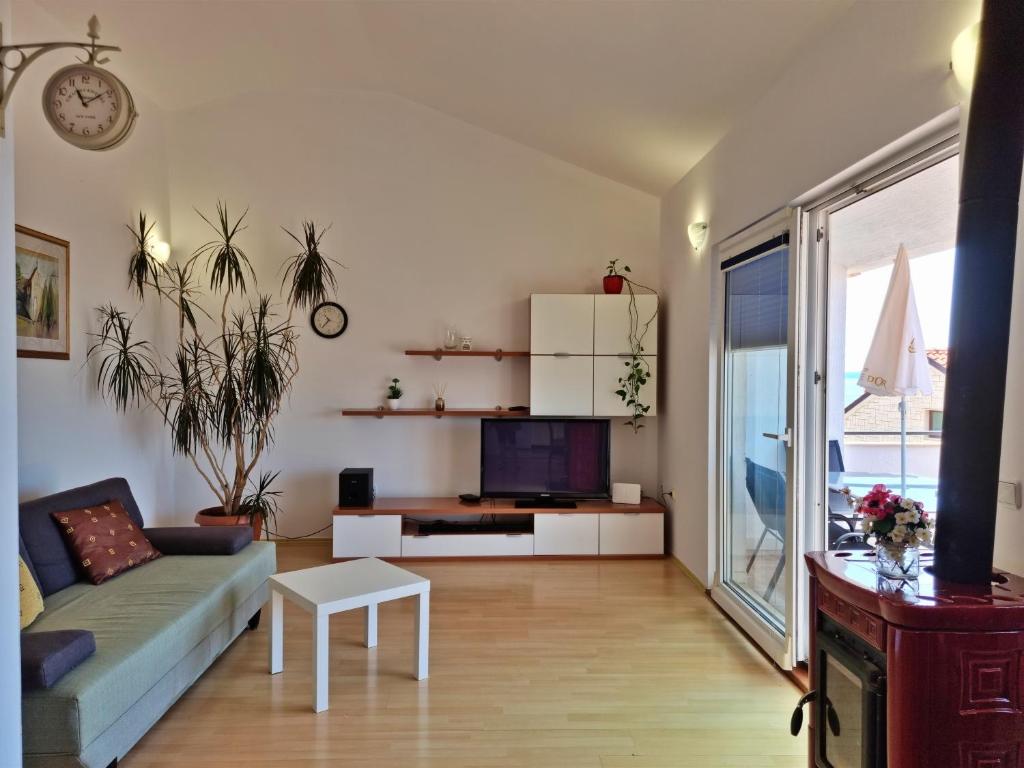 Posezení v ubytování Apartments Gajo