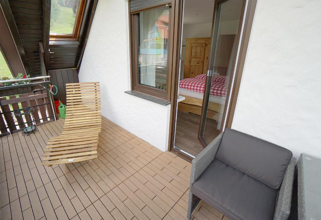 Balkón nebo terasa v ubytování Hörnleberg - Stubenhof, Black Forest