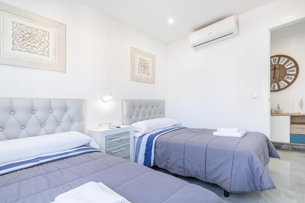 A bed or beds in a room at Veracruz 8-A