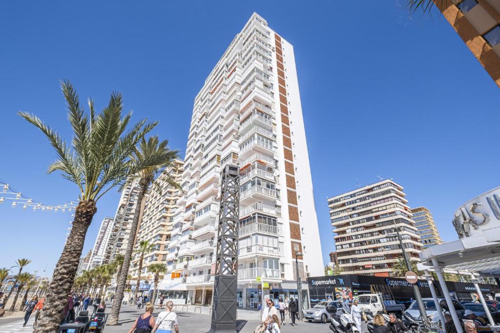 A general view of Benidorm or a view of the city taken from Az apartmant