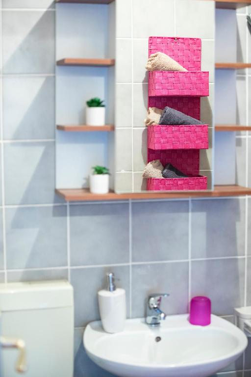 Kúpeľňa v ubytovaní Ocean apartman
