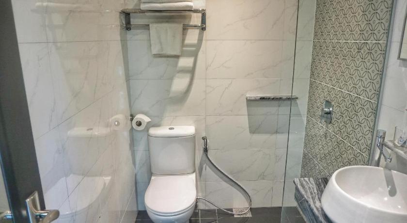 Koupelna v ubytování Nex Hotel Johor Bahru
