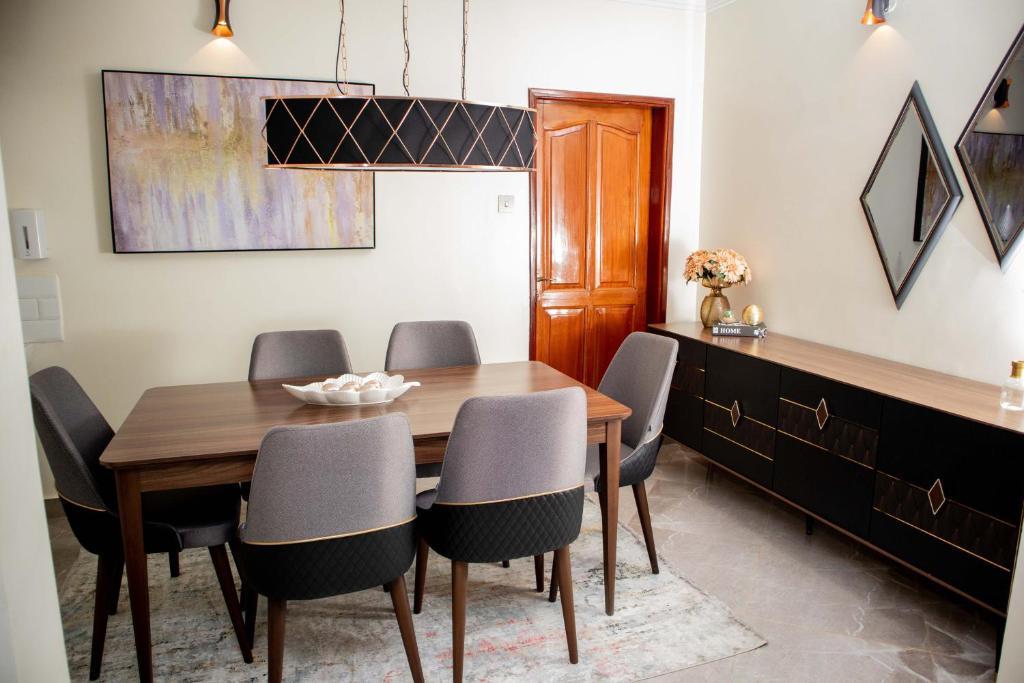 Posezení v ubytování Lux Suites Eldoret Luxury Villas