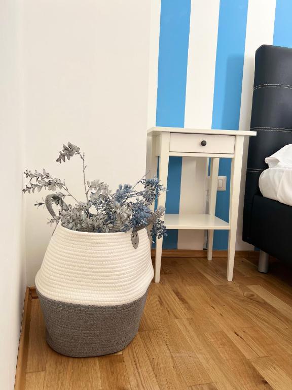 Postel nebo postele na pokoji v ubytování Le Dimore di Federico - Trani