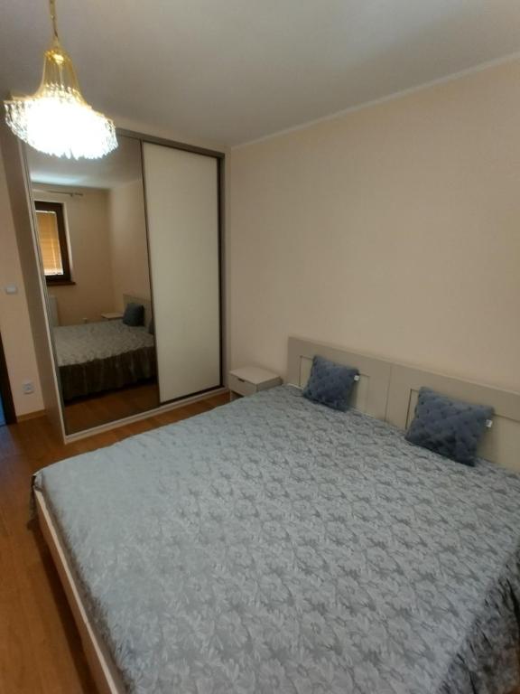 Tempat tidur dalam kamar di Pozlovice225