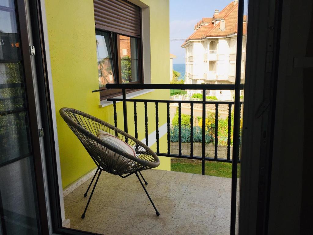 Balkón nebo terasa v ubytování Vivienda Verano