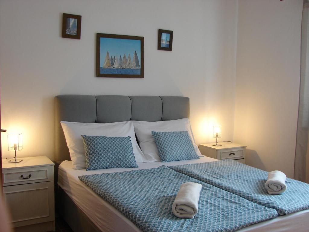 Posteľ alebo postele v izbe v ubytovaní Apartment Svagi Rooftop
