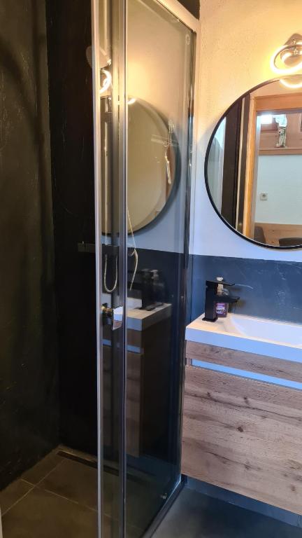 Koupelna v ubytování Appartement Reindl