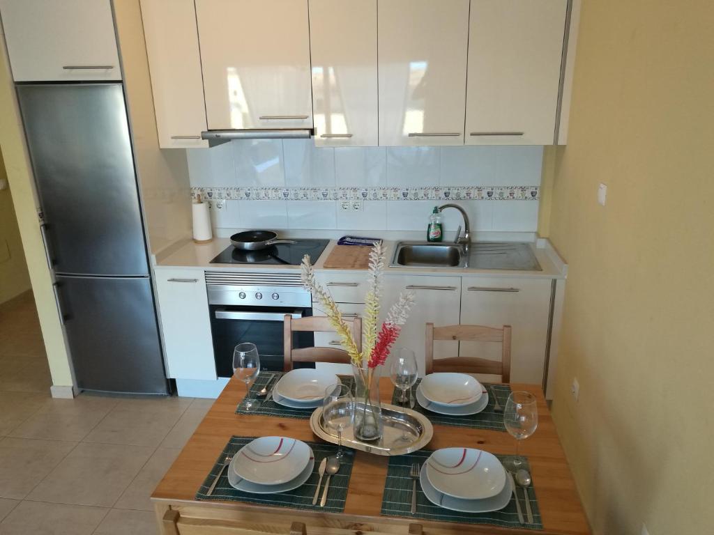 A kitchen or kitchenette at Vida Cotillo - No Stress Holidays