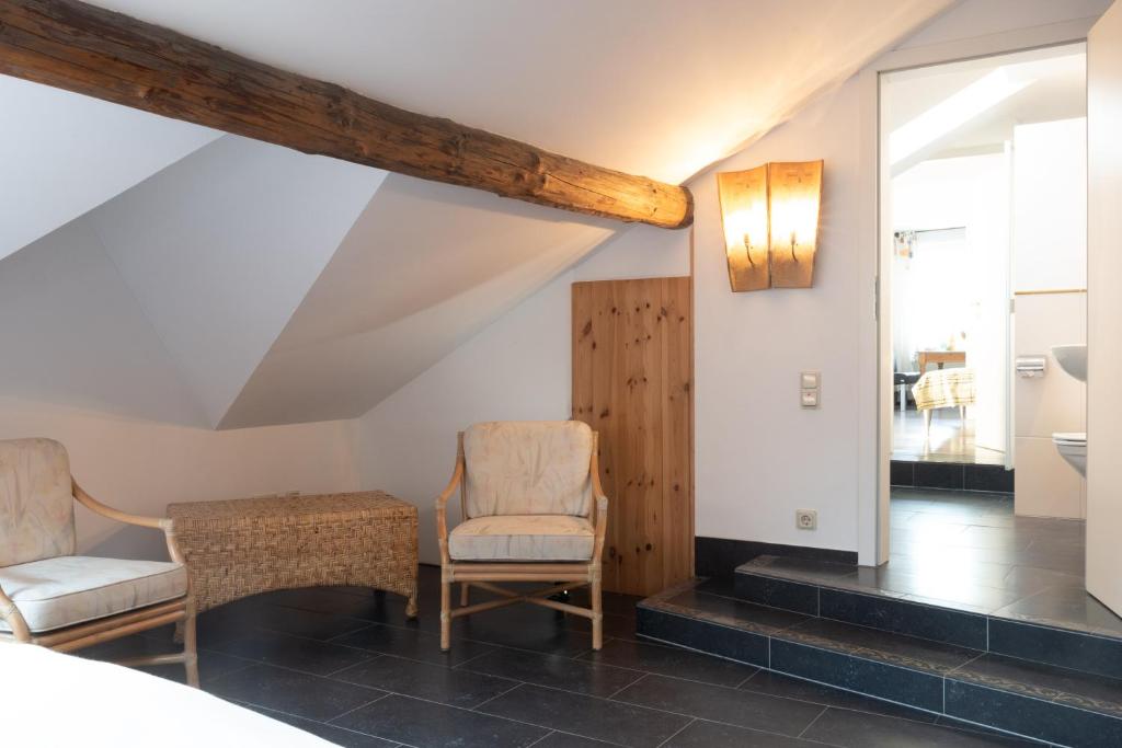 Posezení v ubytování Gästehaus Stadtmitte