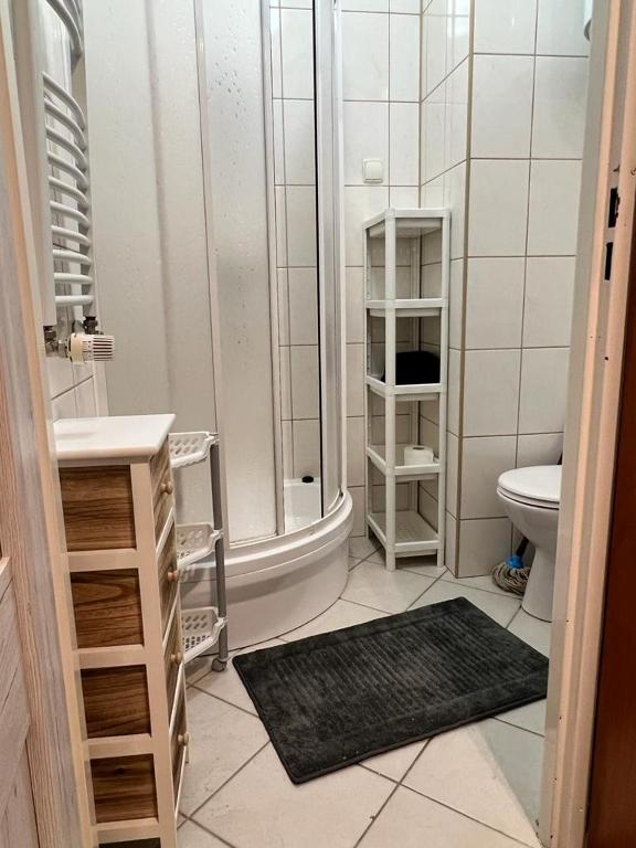 Kúpeľňa v ubytovaní Apartament u Piotra