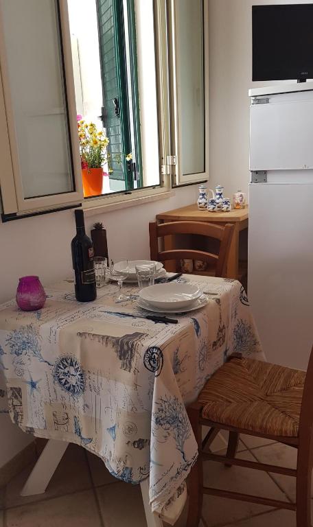 TV a/nebo společenská místnost v ubytování Casa Moniceddhi