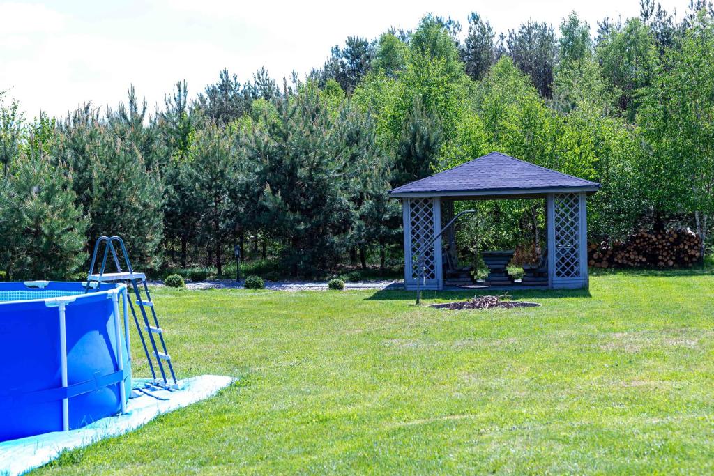 Vonkajšia záhrada v ubytovaní Domek Kaszuby Sominy Luxhut