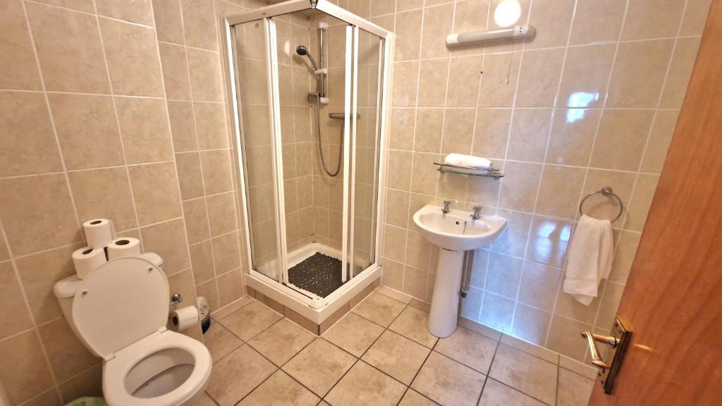 Koupelna v ubytování Glen Abhainn Standard Budget Accommodation