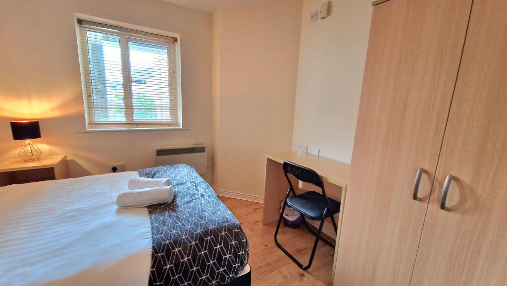 Postel nebo postele na pokoji v ubytování Glen Abhainn Standard Budget Accommodation