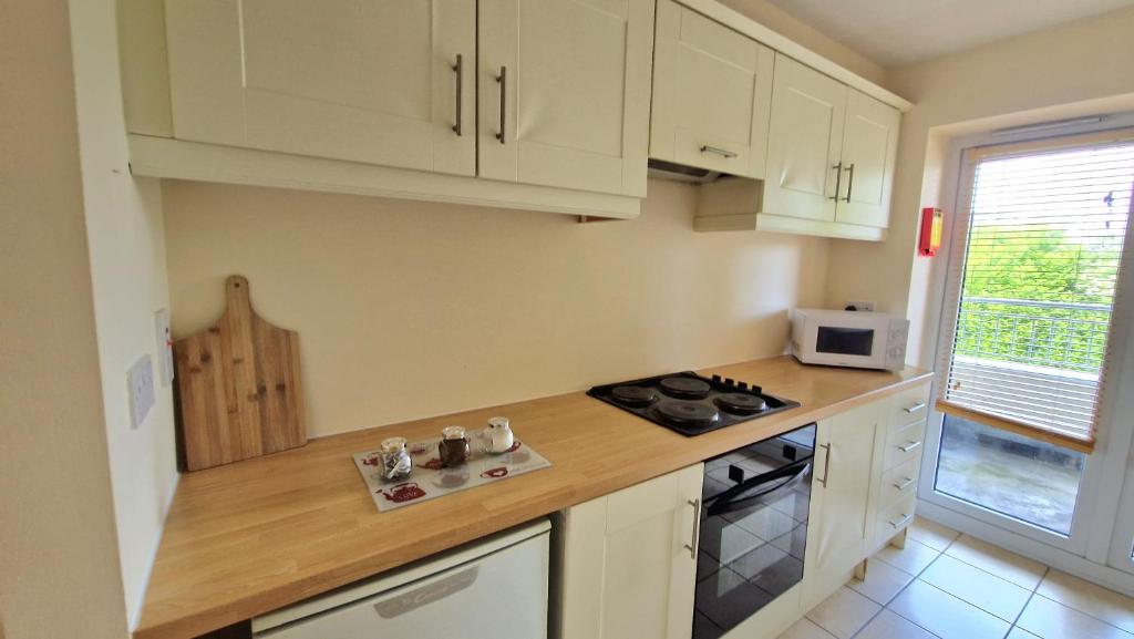 Kuchyň nebo kuchyňský kout v ubytování Glen Abhainn Standard Budget Accommodation