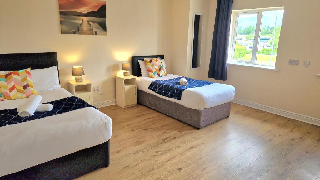 Postel nebo postele na pokoji v ubytování Glen Abhainn Standard Budget Accommodation