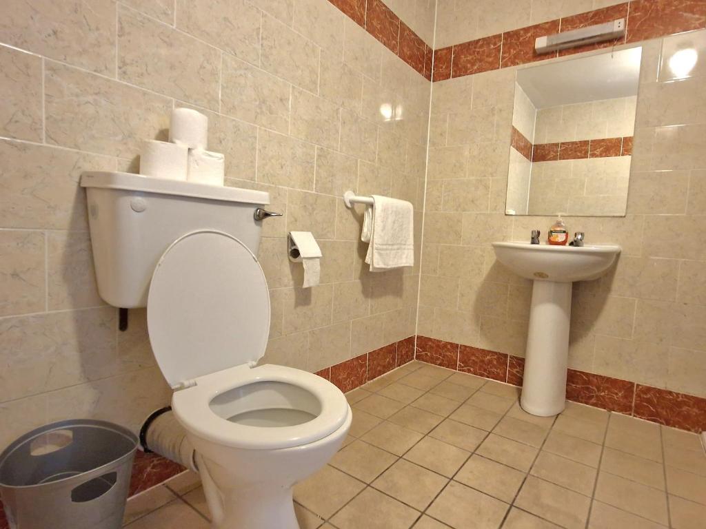 Koupelna v ubytování Glen Abhainn Standard Budget Accommodation