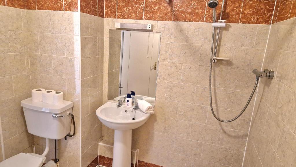 Koupelna v ubytování Glen Abhainn Standard Budget Accommodation