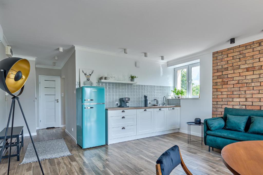 Kuchyňa alebo kuchynka v ubytovaní Apartament Wschodni
