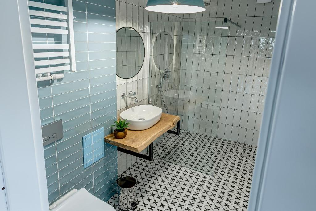 Kúpeľňa v ubytovaní Apartament Wschodni