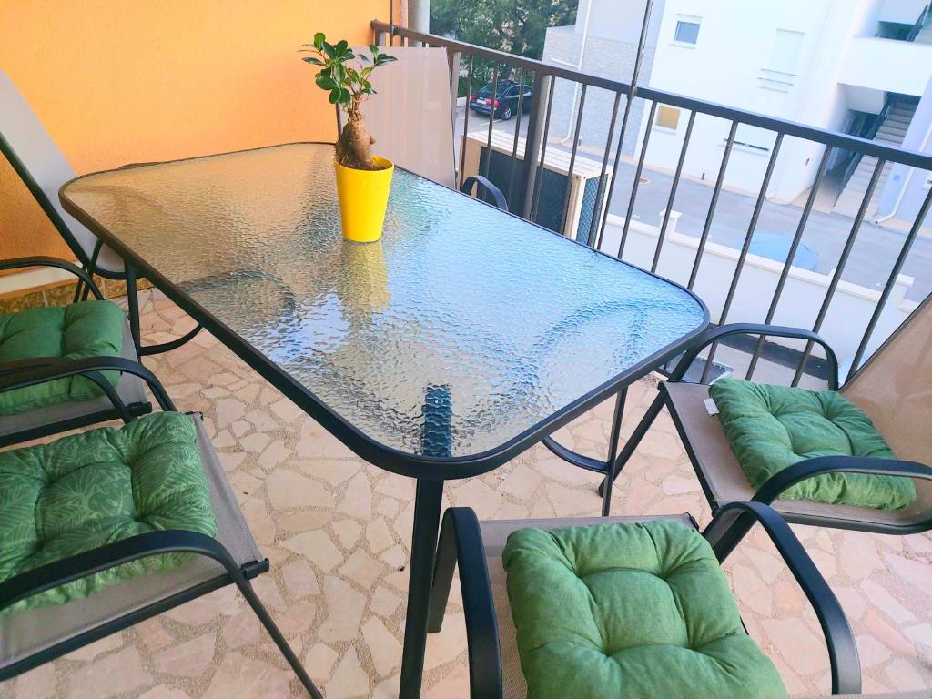 Balkón nebo terasa v ubytování Apartman Arija-Pino