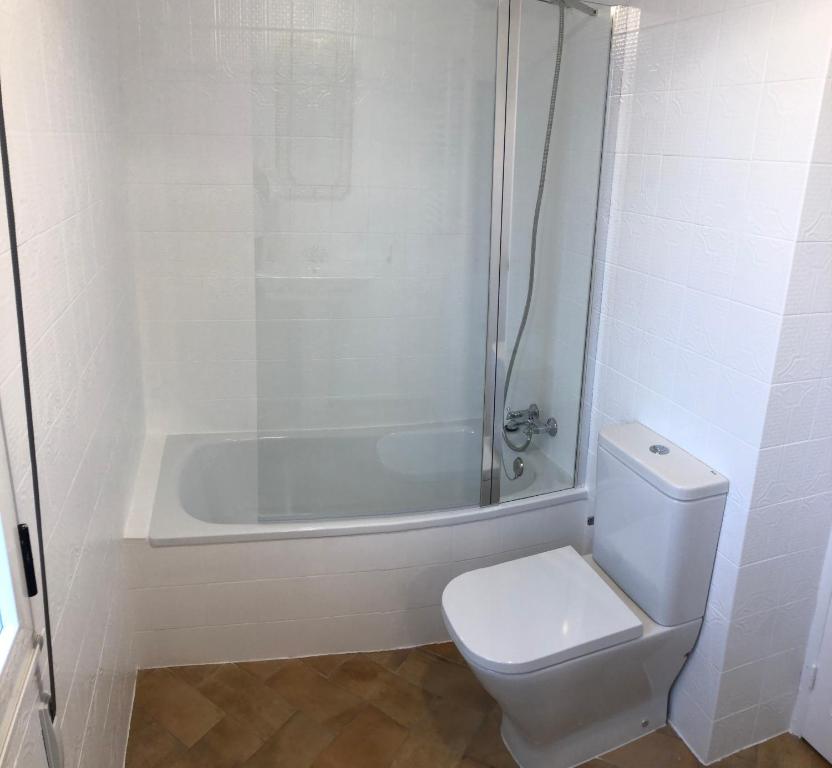 Koupelna v ubytování La Casita de El Montan Baja