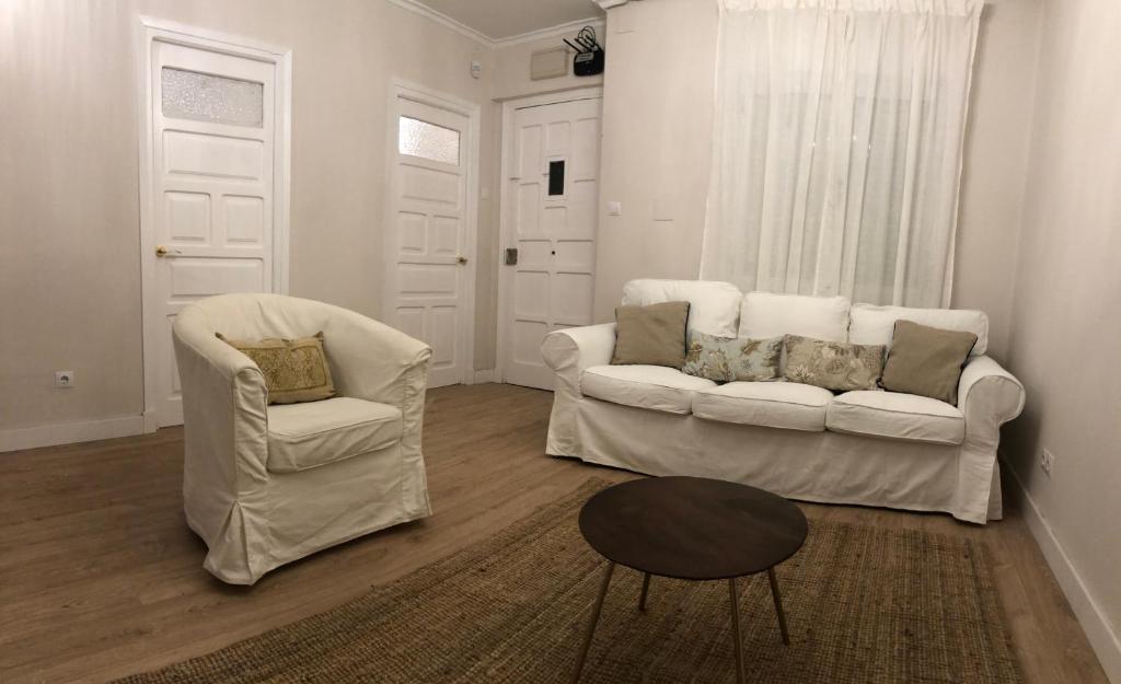 Posezení v ubytování La Casita de El Montan Baja
