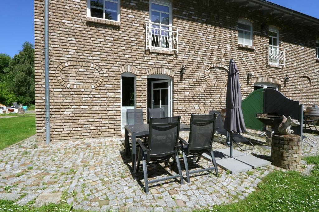 Das Gebäude in dem sich die Ferienwohnung befindet