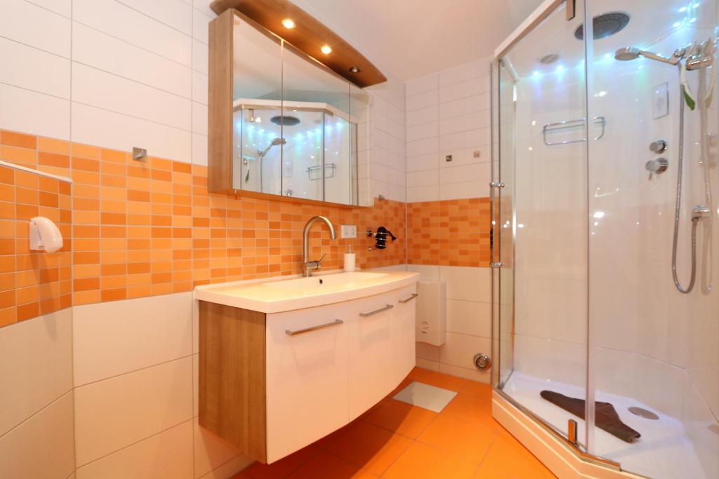Ein Badezimmer in der Unterkunft Ferienresidenz Fürst von Büttelkow