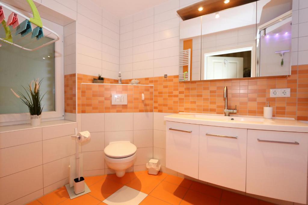 Ein Badezimmer in der Unterkunft Ferienresidenz Fürst von Büttelkow