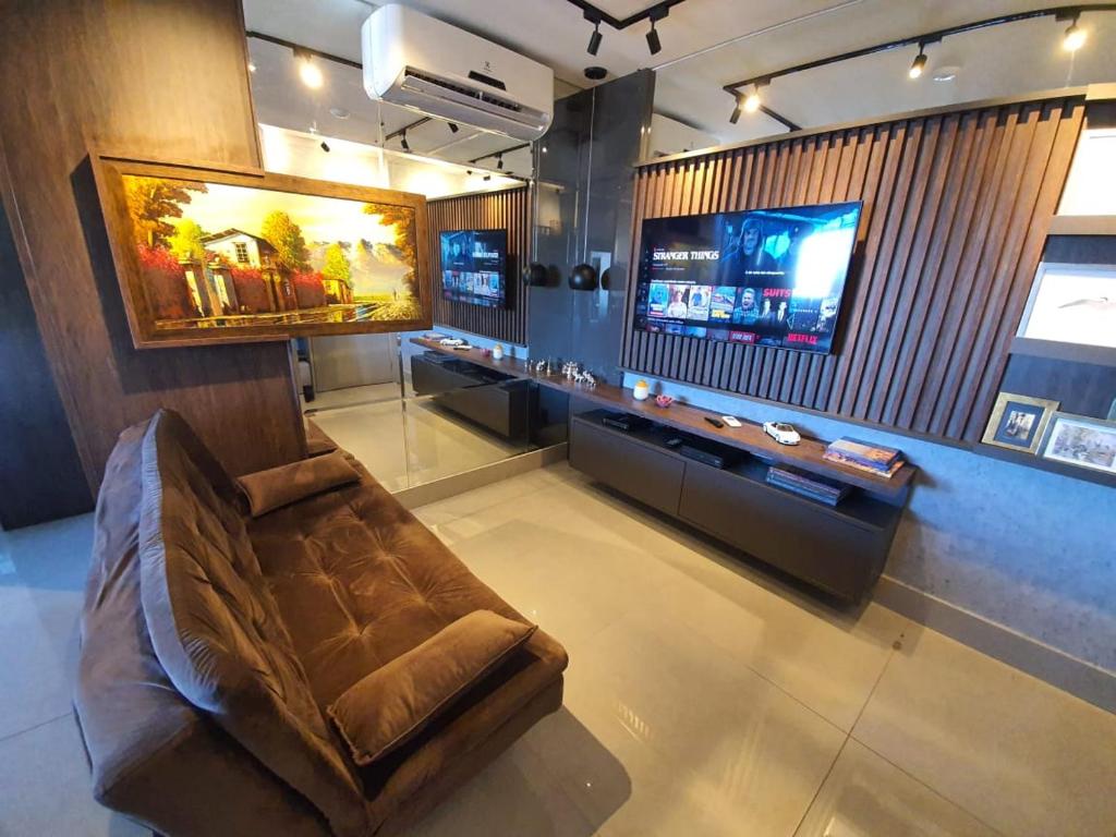 Et opholdsområde på Vertigo Premium Studios - Luxo no 23º Andar